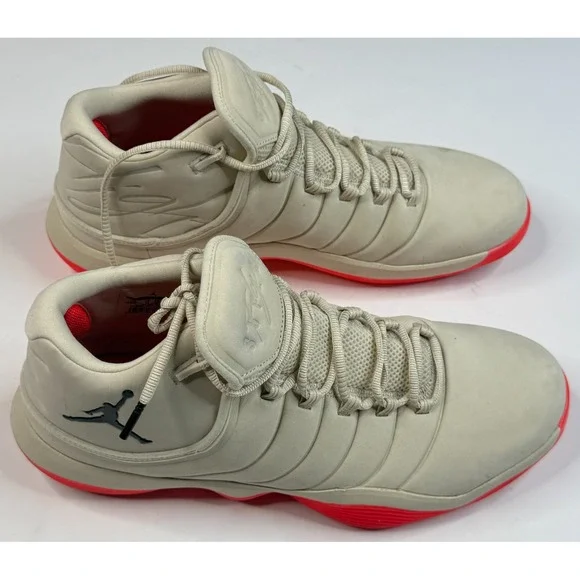 Nike Air Jordan Super Fly 2017 921203-104 Sail Infrared 23 B-Ball Shoes Size‎ 14